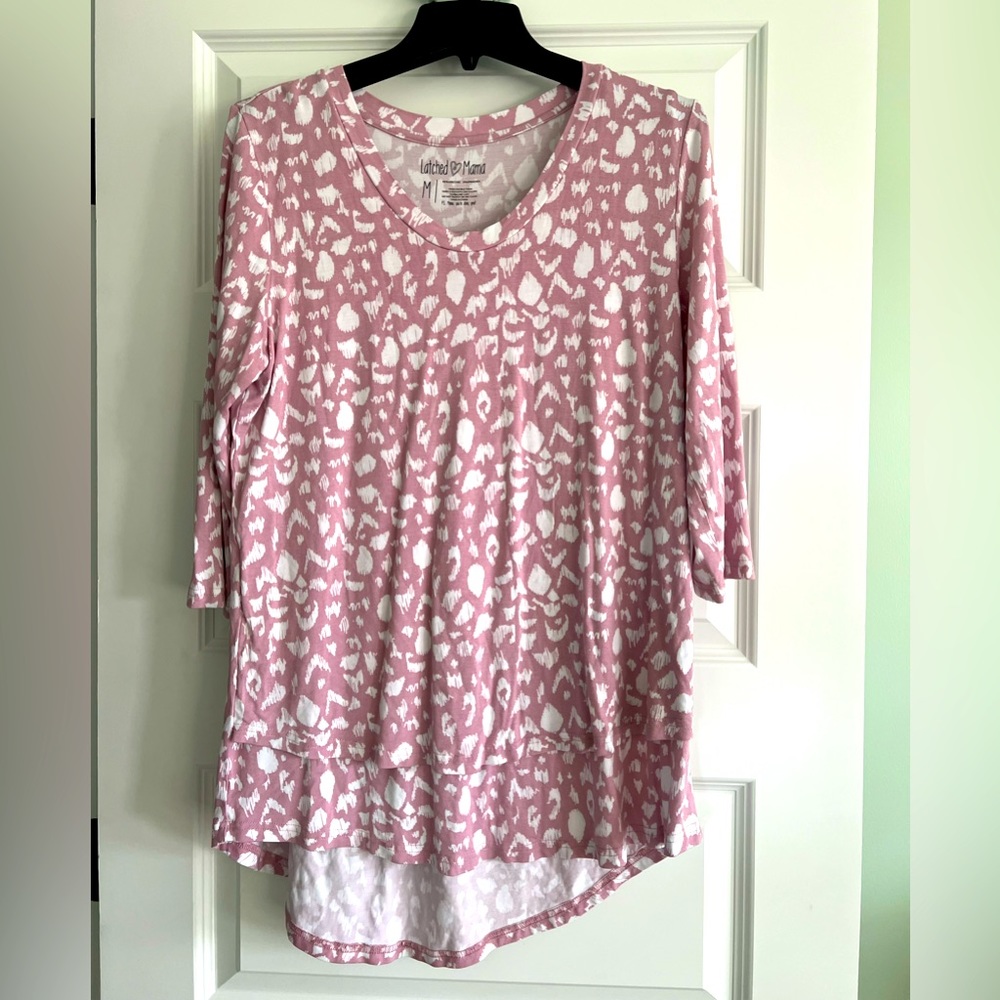 Latched mama 3/4 sleeve shirt